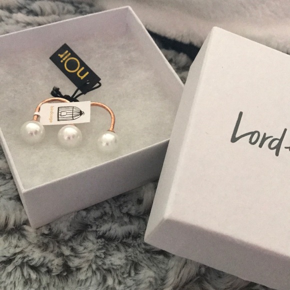 Pearl Double Ring - Picture 1 of 1